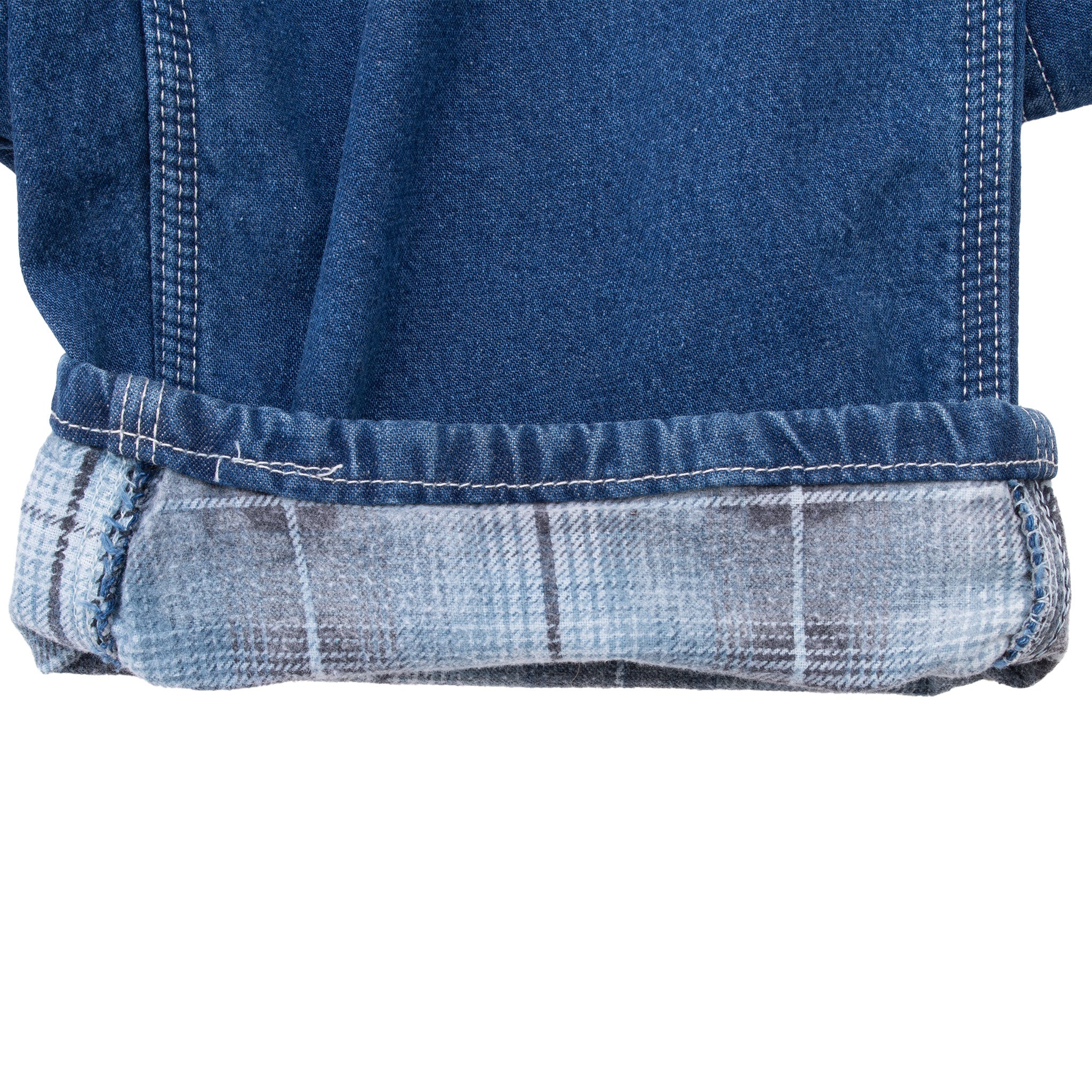 VINTAGE CARHARTT CARPENTER FLANNEL LINED BLUE JEANS 2003 SIZE 36X32 MADE IN USA