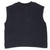 Back of black Nike sleeveless T-shirt with plain design