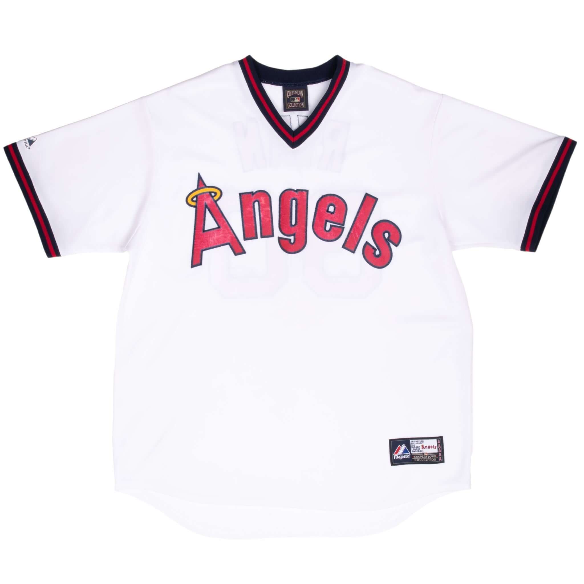 Vintage Mlb California Angels Nolan Ryan #30 Copperstown Collection Jersey 2000S Size 2XL