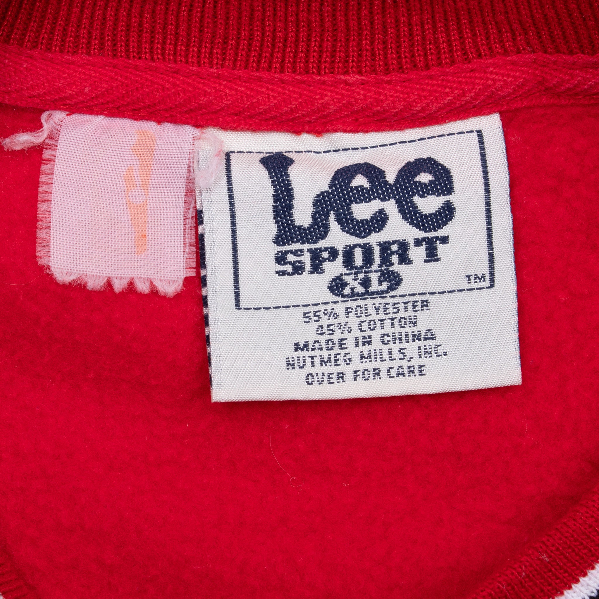 Vintage Nba Chicago Bulls Red Embroidered Sweatshirt 1990S Size XL