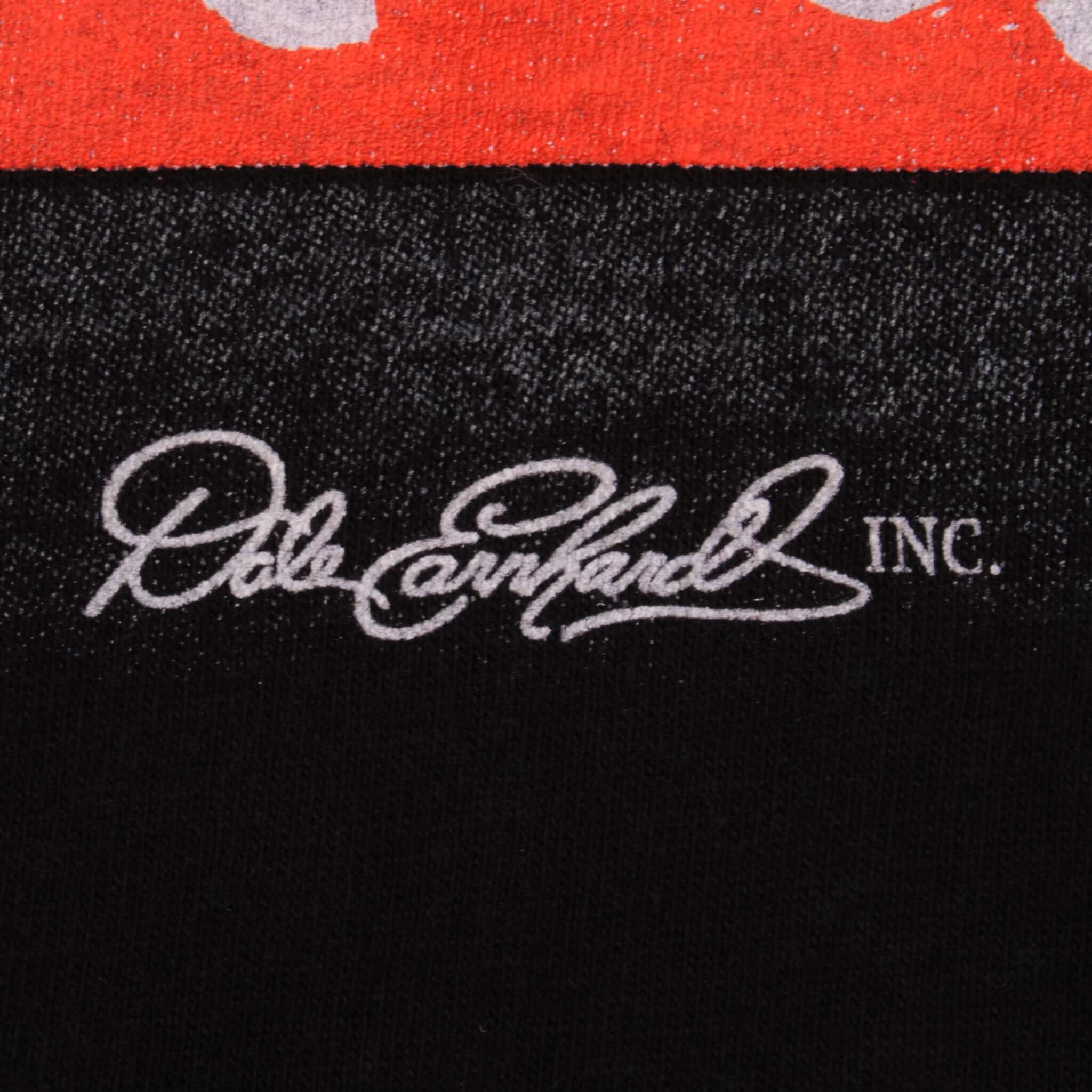 Vintage All Over Print Nascar The Intimidator Dale Earnhardt Winston Cup Champion  Tee Shirt 1990S Size XL Made In USA