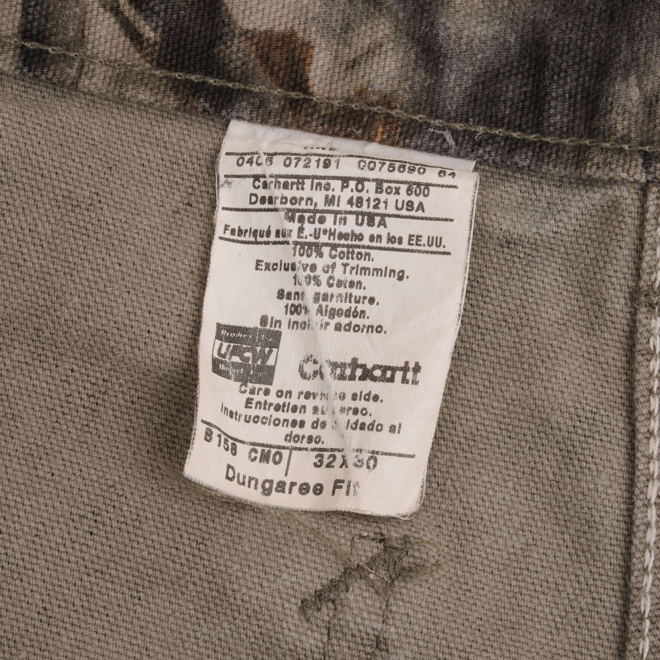 Vintage Carhartt Carpenter Real Tree Camo Pants   Size On Label Is 32X30