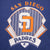 Vintage MLB San Diego Padres 1990s Tee Shirt Size Large Made In USA With Single Stitch Sleeves