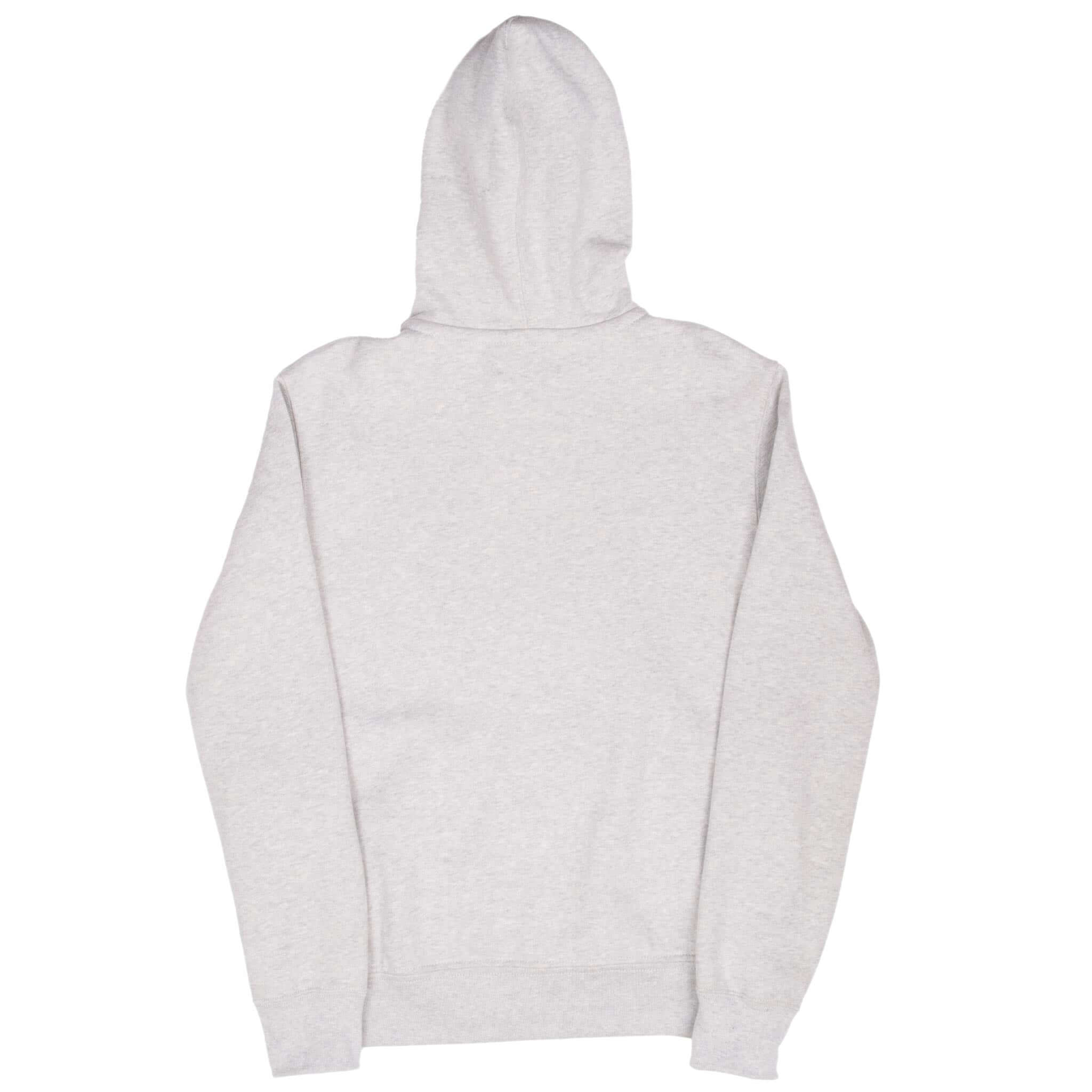 Vintage Ralph Lauren Full Zip Classic Grey Hoodie Sweatshirt 1990S Size Medium