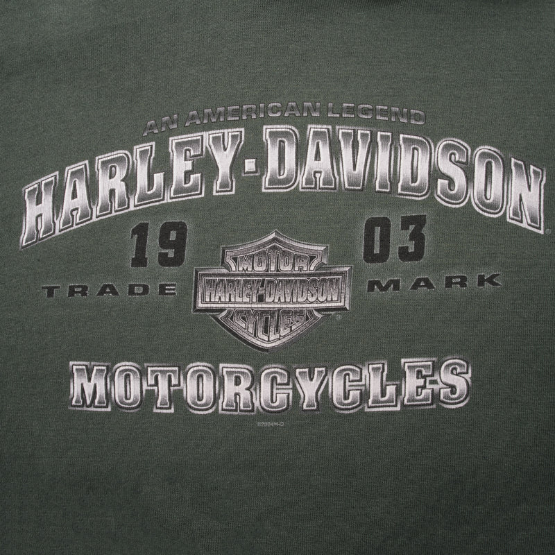 Vintage Harley Davidson Wausau Wisconsin 2004 Hoodie Sweatshirt Size XL