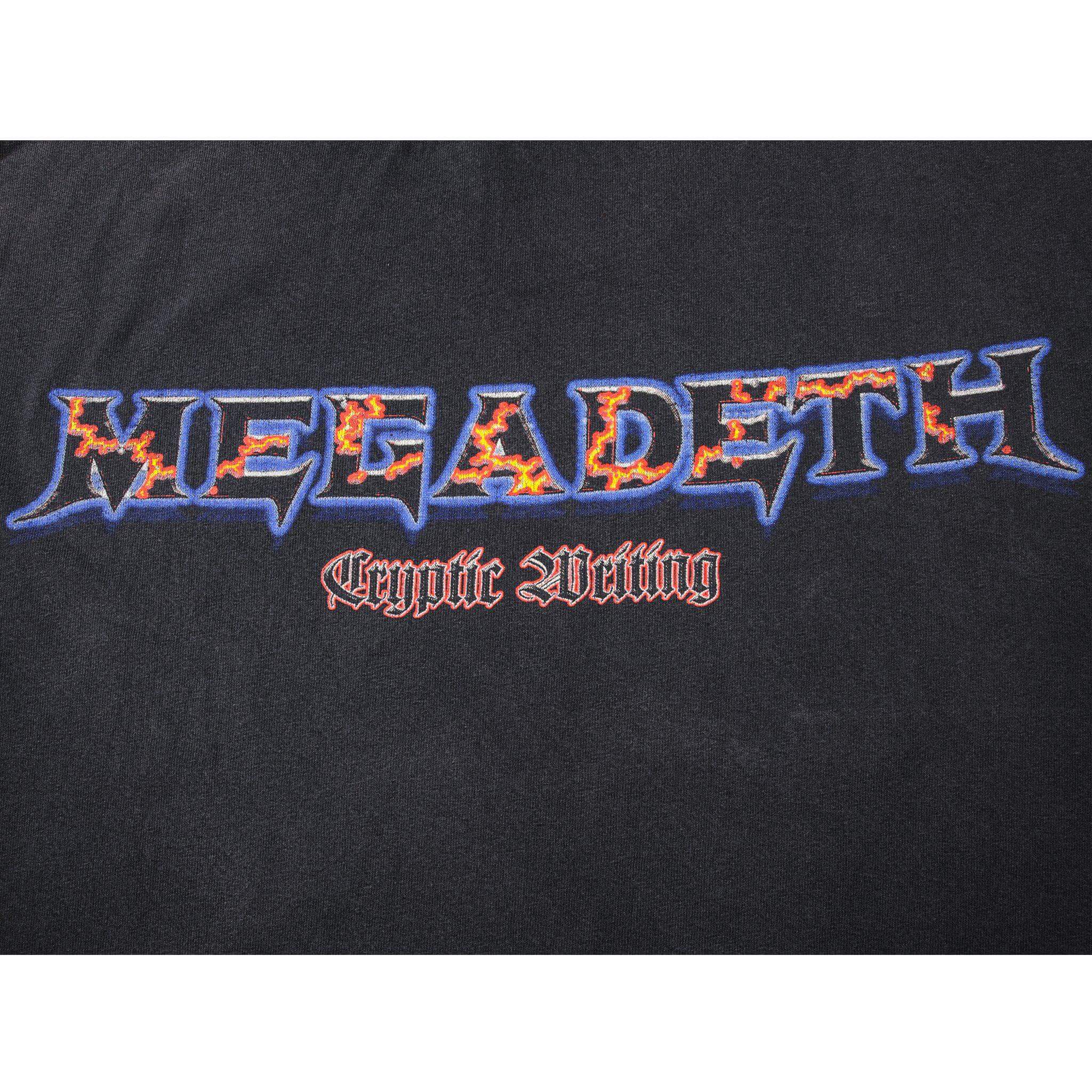 VINTAGE MEGADETH TEE SHIRT 1998 SIZE LARGE MADE IN USA