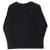 Vintage Ralph Lauren Black Long Sleeve Tee Shirt Size Large 1990S