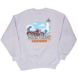 Vintage Harley Davidson Hampton New Hampshire 2003 Grey Sweatshirt Size XL