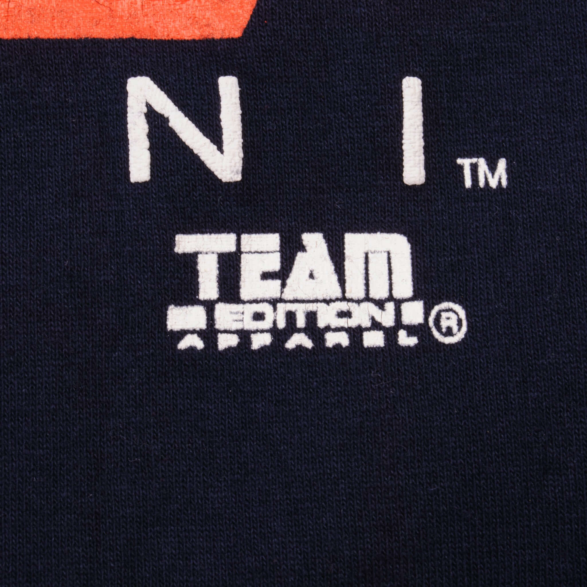 Vintage Illinois University Fighting Illini Tee Shirt Size Large With Single Stitch Sleeves