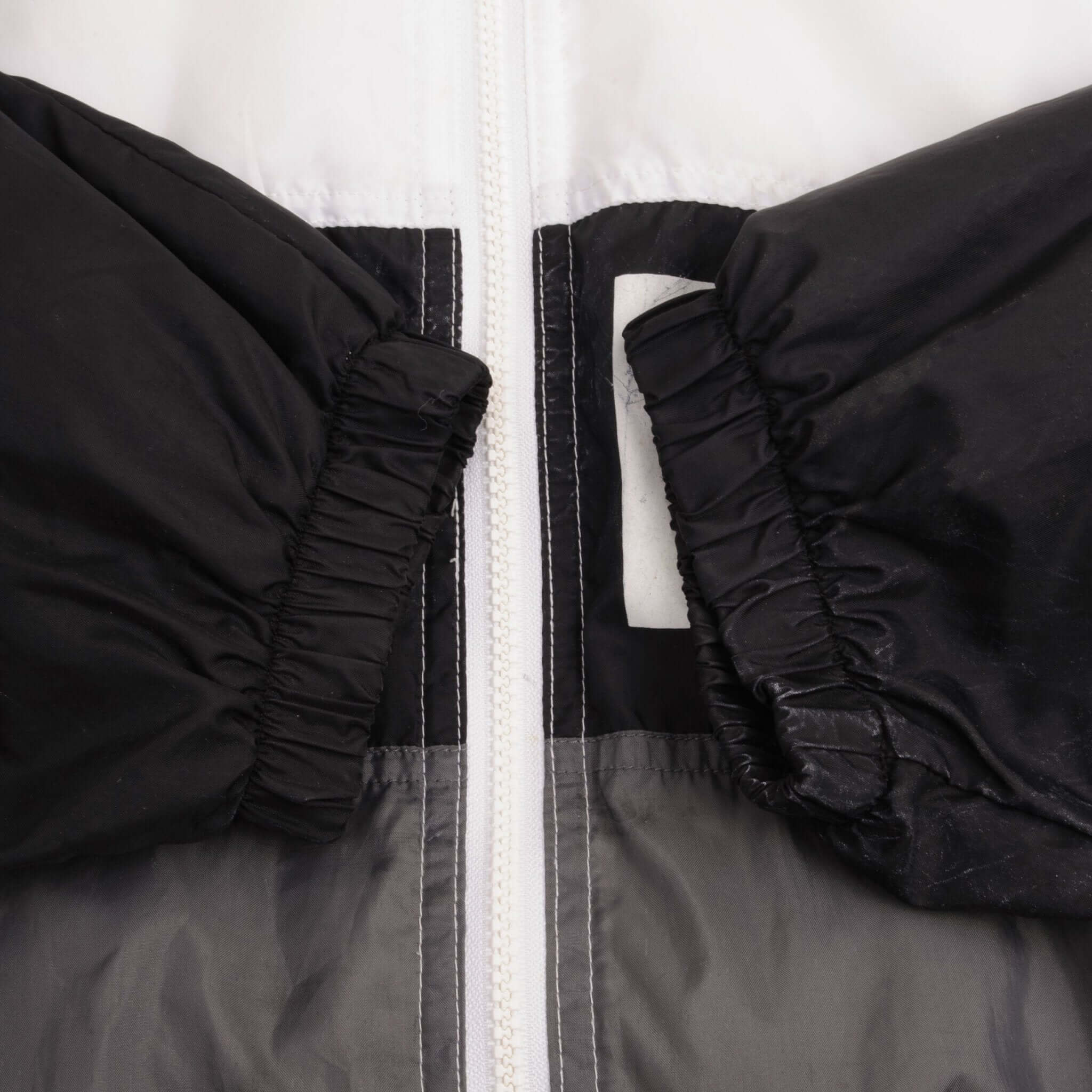 Vintage Nike Big Swoosh Black Windbreaker Jacket 1990S Size XL