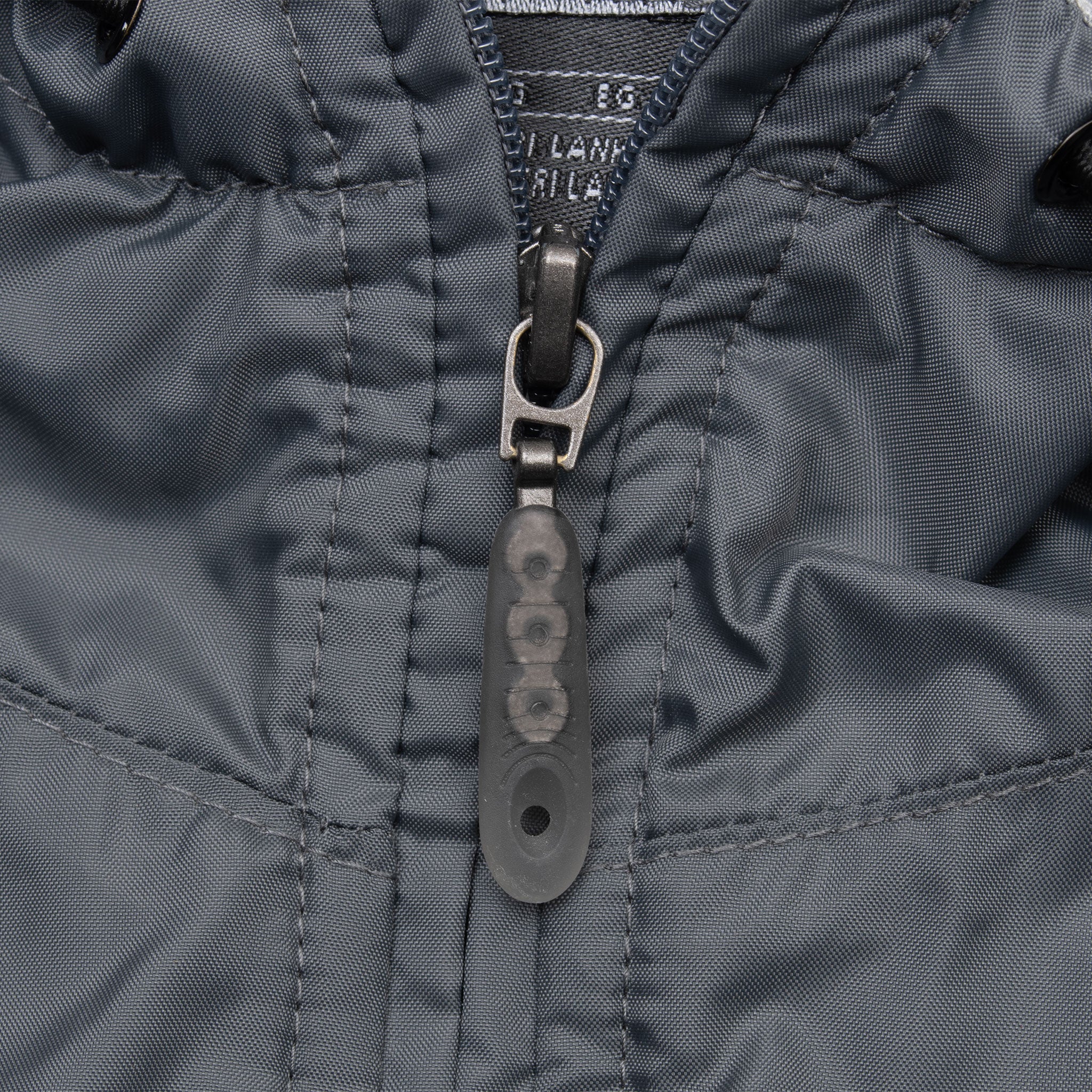 Vintage Nike Swoosh Dark Grey Hooded Windbreaker Jacket 2000S Size XL