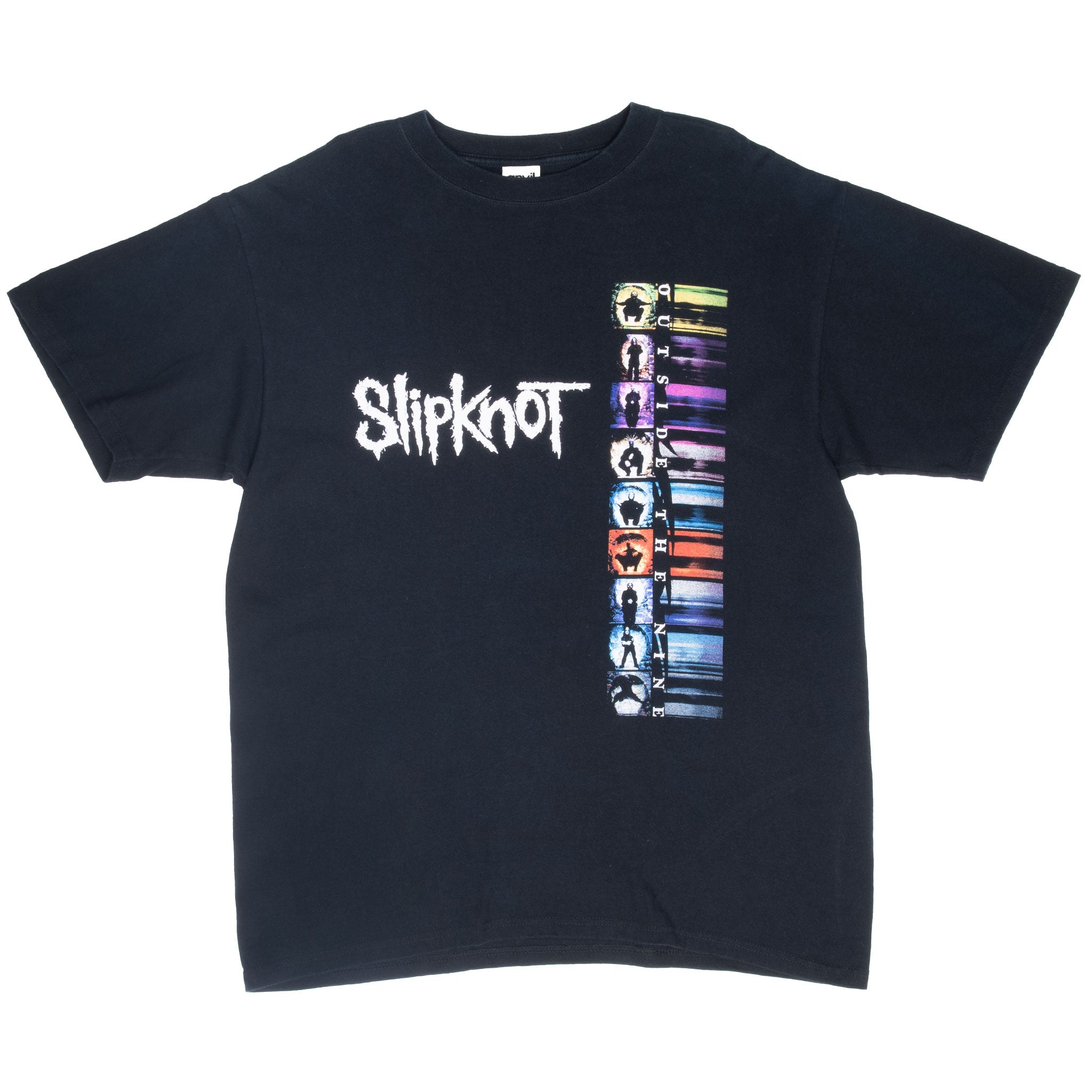 Vintage Slipknot Outside The Nine 2000S Tee Shirt Size Large