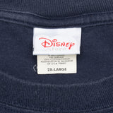 Vintage Disney Mickey Mouse King Of Swing Baseball 2000S Tee Shirt Size 2XL