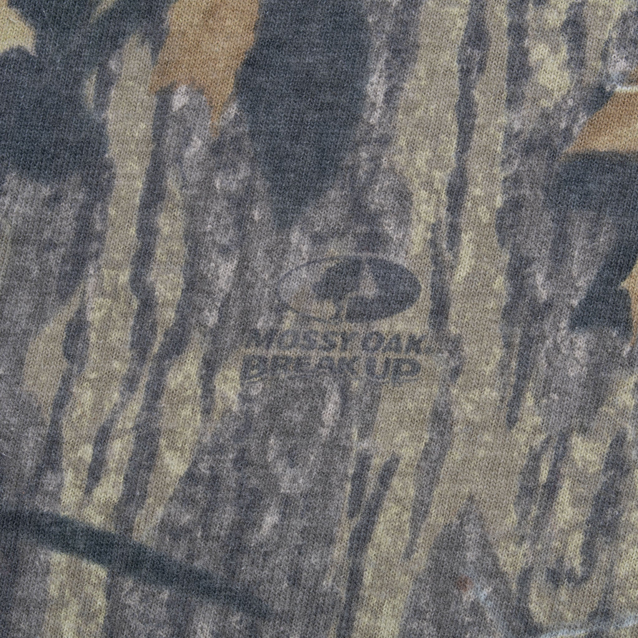 Vintage Hunting Mossy Oak Break Up Infinity Camo Long Sleeve Pocket Tee Shirt Size 3XL