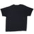 Back of plain black Nike short-sleeve T-shirt