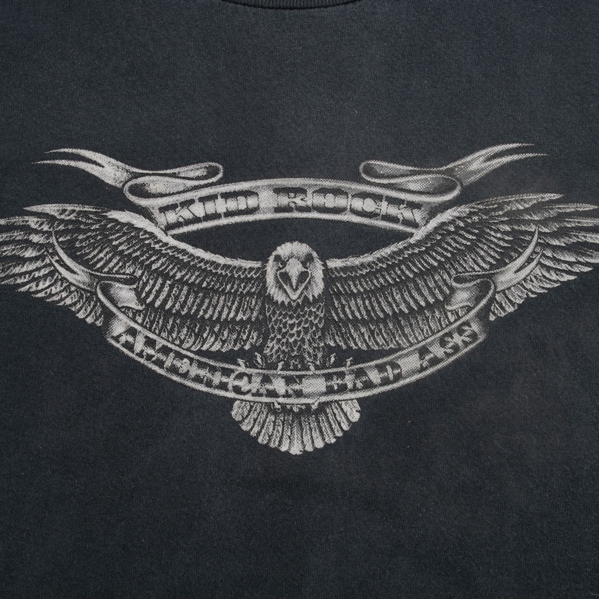 VINTAGE KID ROCK AMERICAN BAD ASS TEE SHIRT 2000S XL