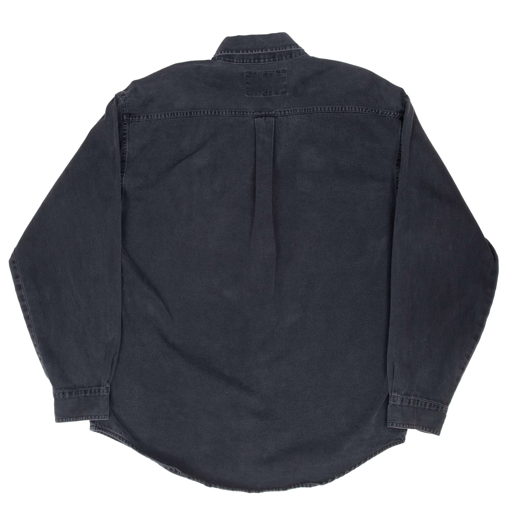 Vintage Levis Red Tab Denim Black Pocket Shirt 1990S Size Large