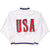 Vintage Nike Track And Field Team Usa White Track Jacket 1980S Size Small Made In USA