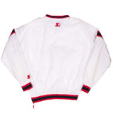 Vintage Ncaa Nebraska Huskers White Pullover Windbreaker Jacket 1990S Size 2XL
