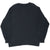 Back of plain black Nike long-sleeve T-shirt