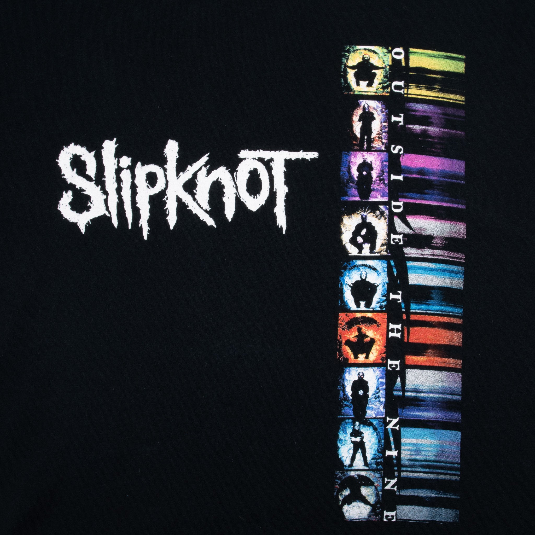 Vintage Slipknot Outside The Nine 2000S Tee Shirt Size Large