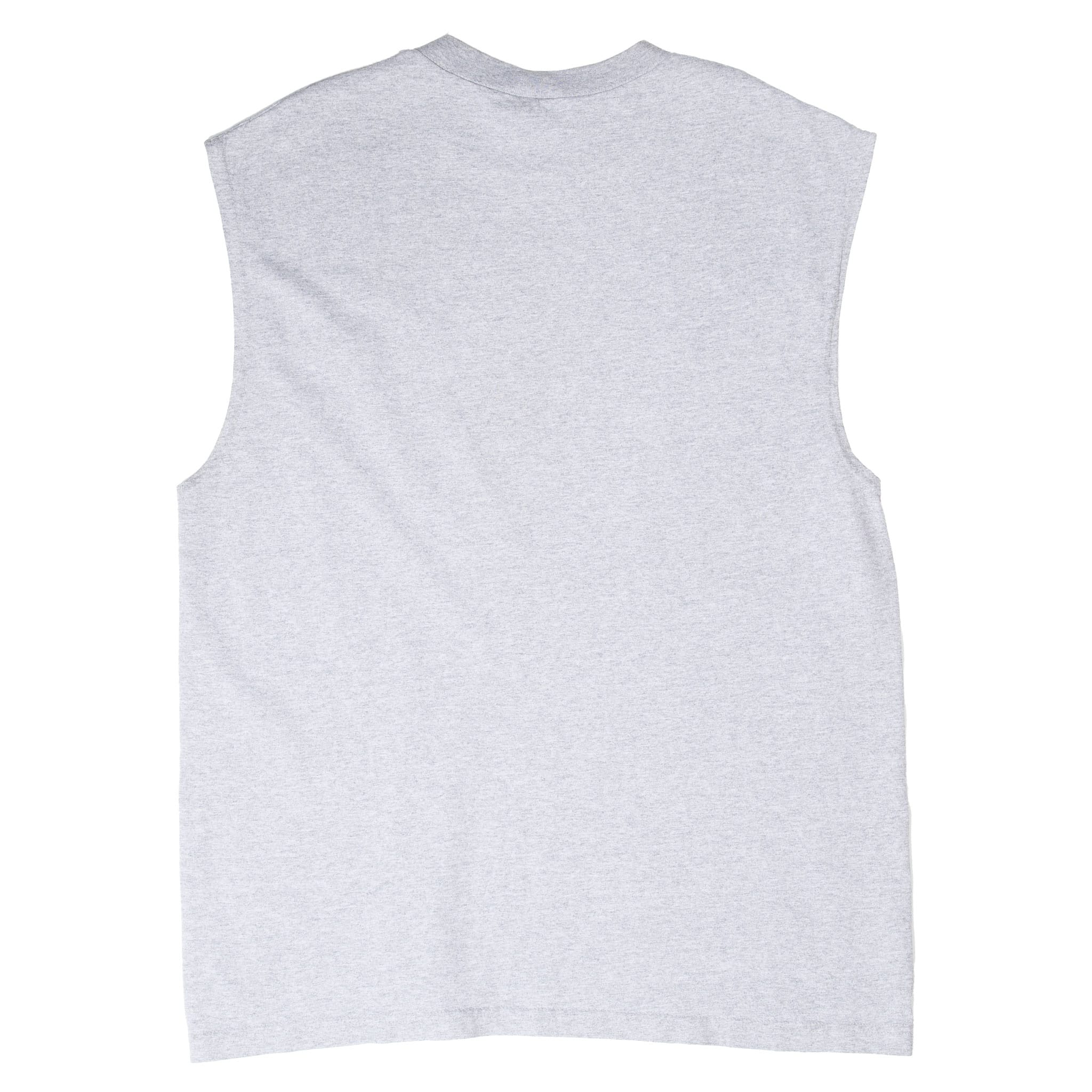 VINTAGE NIKE CLASSIC SWOOSH GREY TANK TOP TEE SHIRT 1990S LARGE MADE IN USA