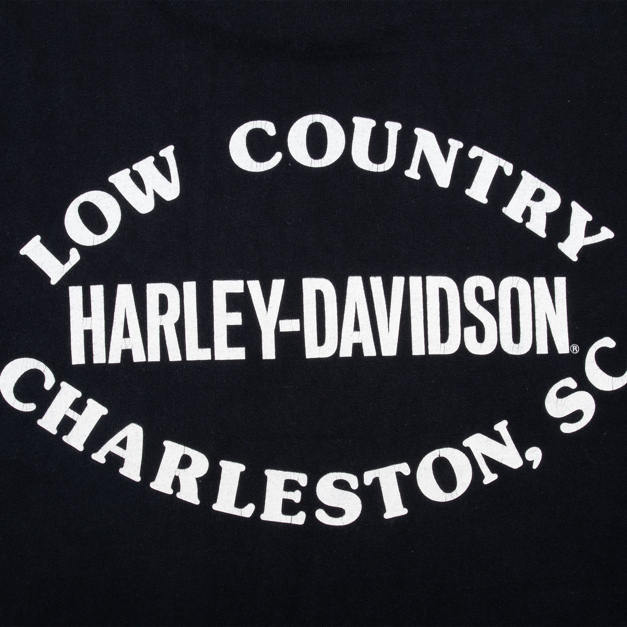 Vintage Harley Davidson Charleston Sc Holoubek Tee Shirt 1988 Size XL Made In Usa Single Stitch Sleeves