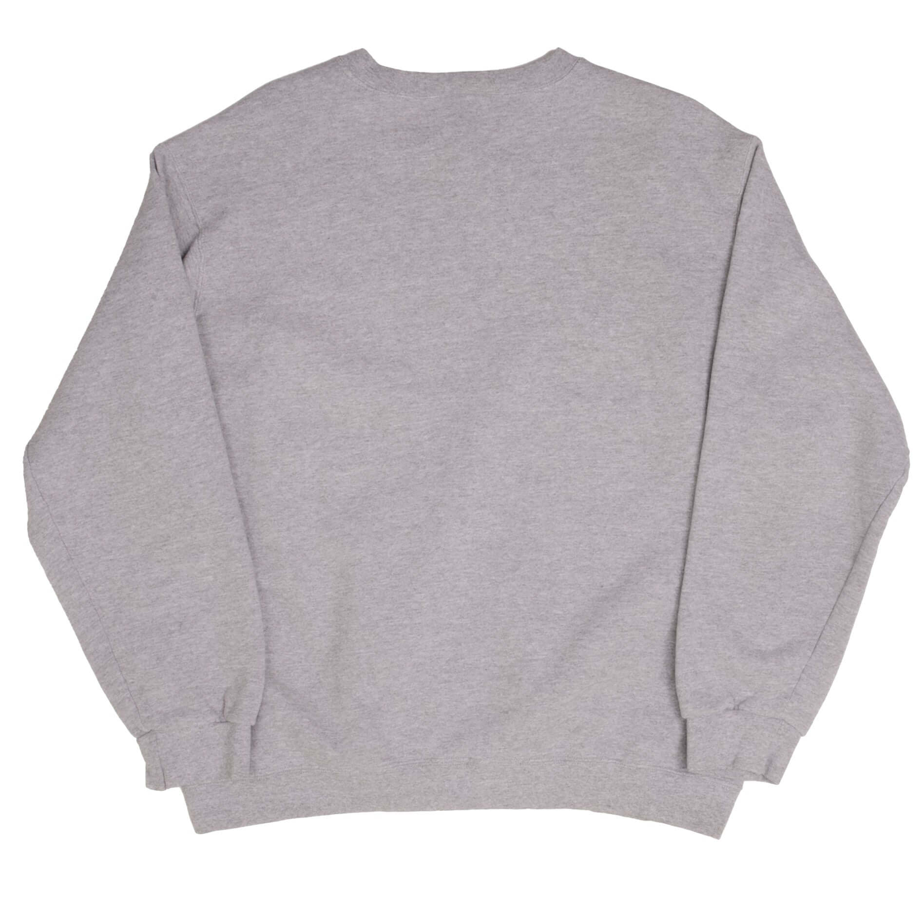 Vintage Nike Classic Swoosh Grey Crewneck Sweatshirt 2000S Size Large