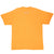 Back of orange Nike T-shirt with small Nike wordmark below the neckline