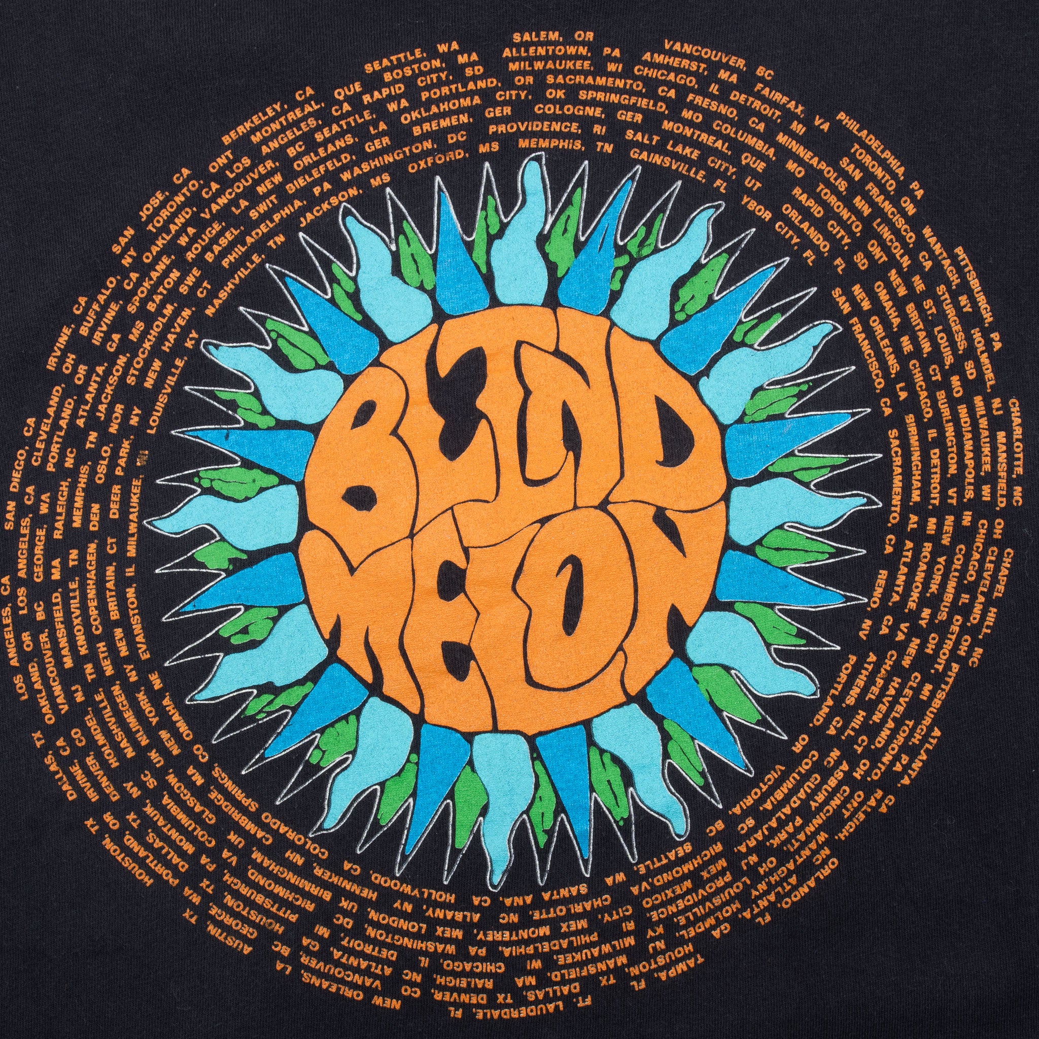 Vintage Blind Melon 1993 Concert Tee Shirt Size XL With Single Stitch Sleeves