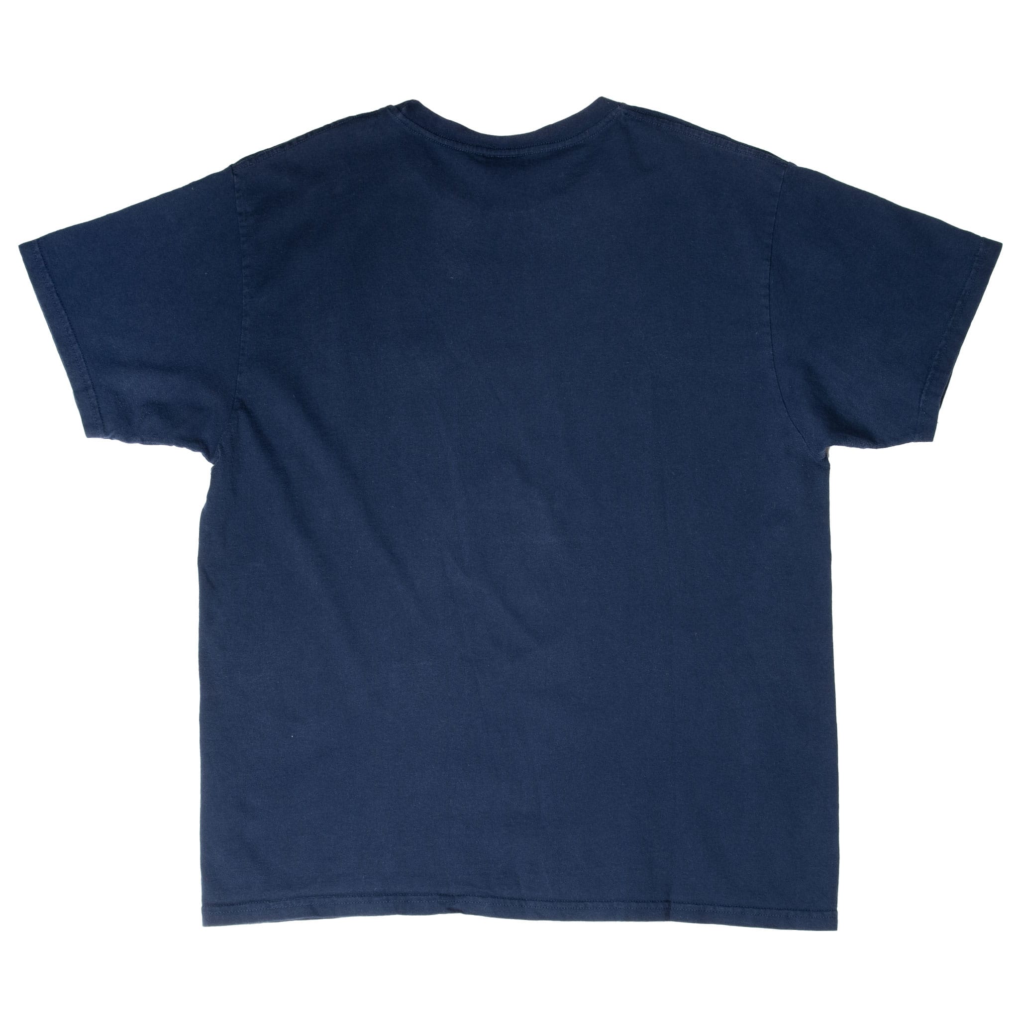 VINTAGE NIKE CLASSIC SWOOSH NAVY BLUE TEE SHIRT 2000S LARGE