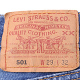 VINTAGE LEVIS 501 JEANS INDIGO 90S SIZE W28 L31 MADE IN USA
