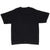 Full back view of plain black Nike short-sleeve T-shirt