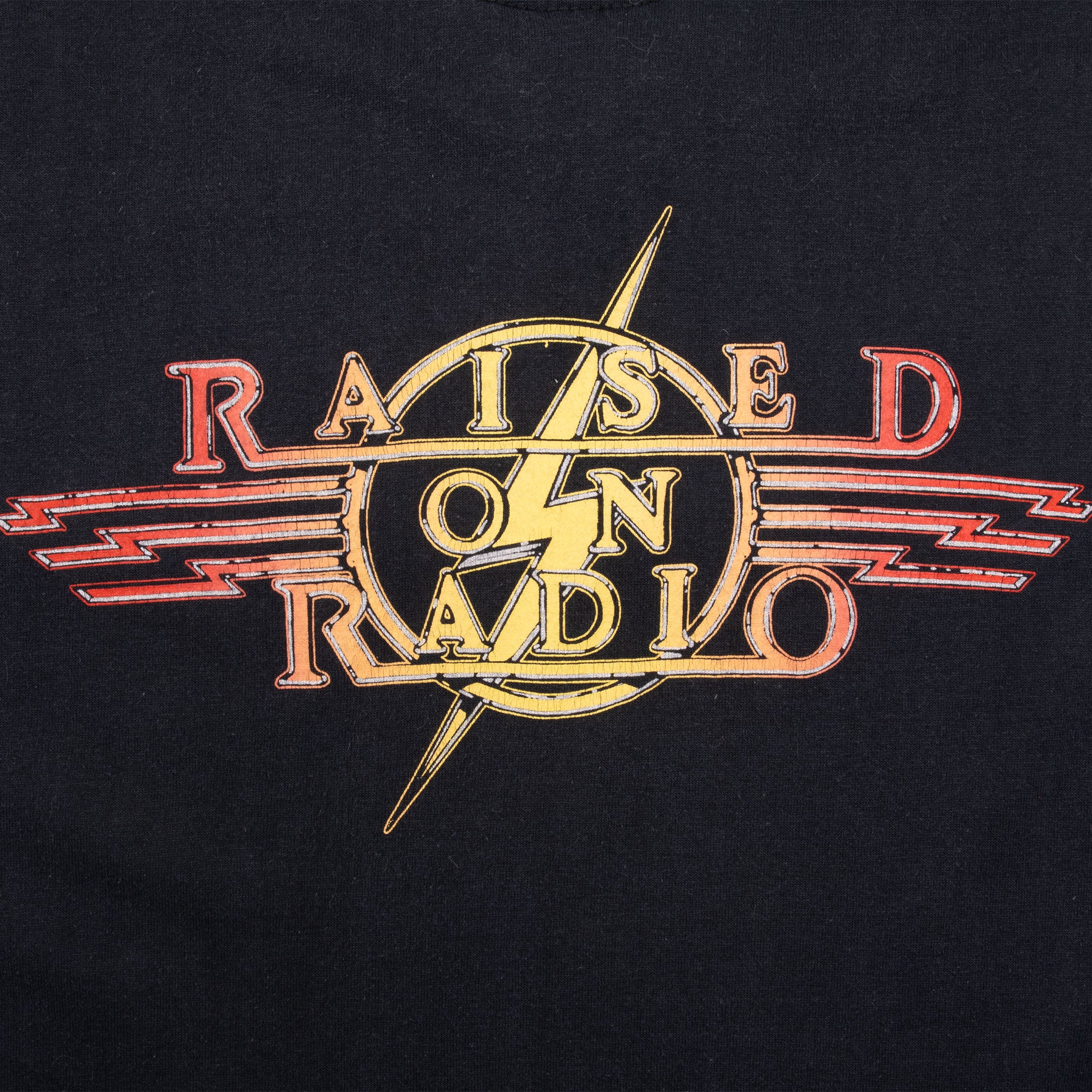 Vintage Journey Raised On The Radio Tee Shirt 1986 Size Large Made In Usa With Single Stitch Sleeves