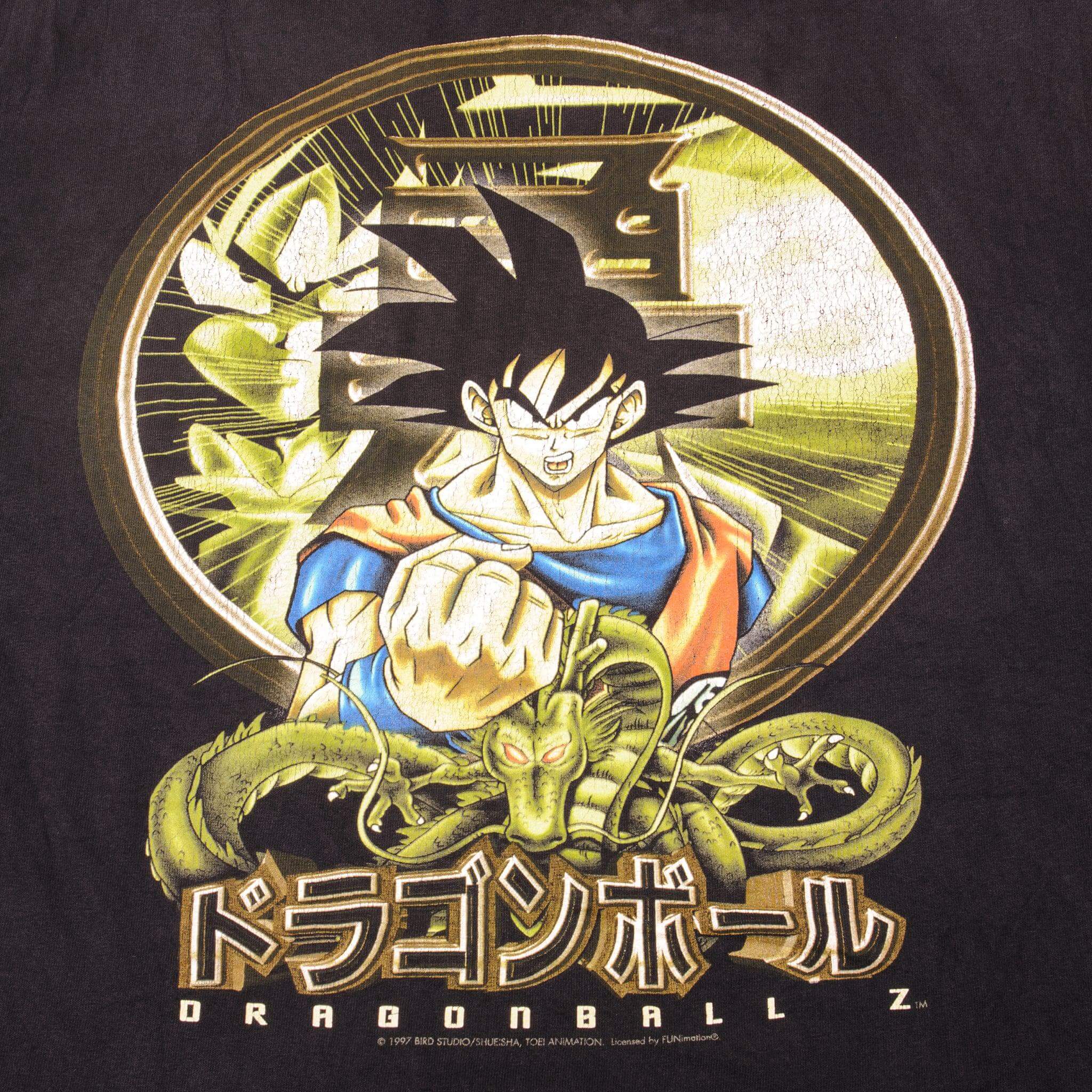 VINTAGE DRAGON BALL Z TEE SHIRT 1997 SIZE LARGE