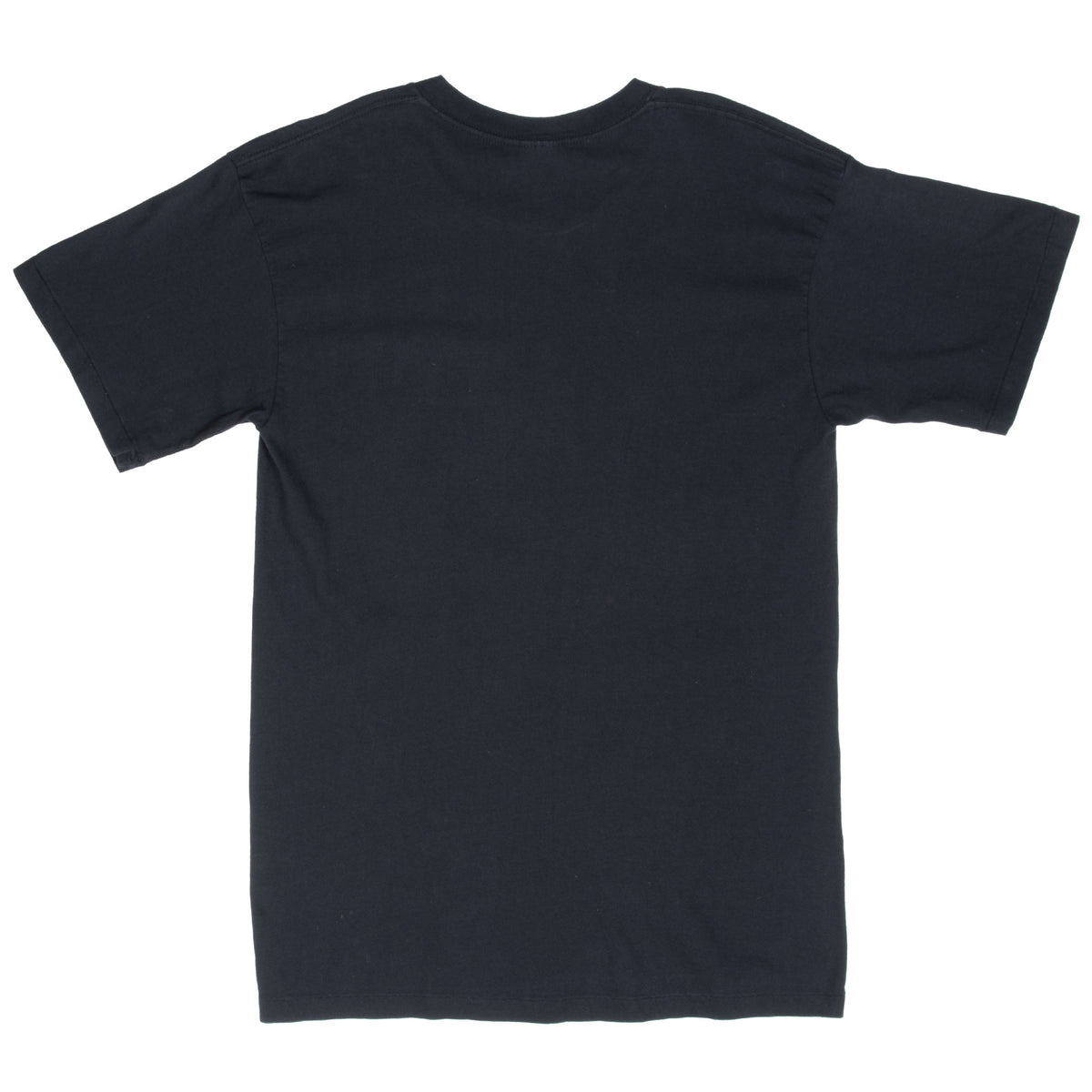 Back of black Nike Andre Agassi crewneck T-shirt with no graphic