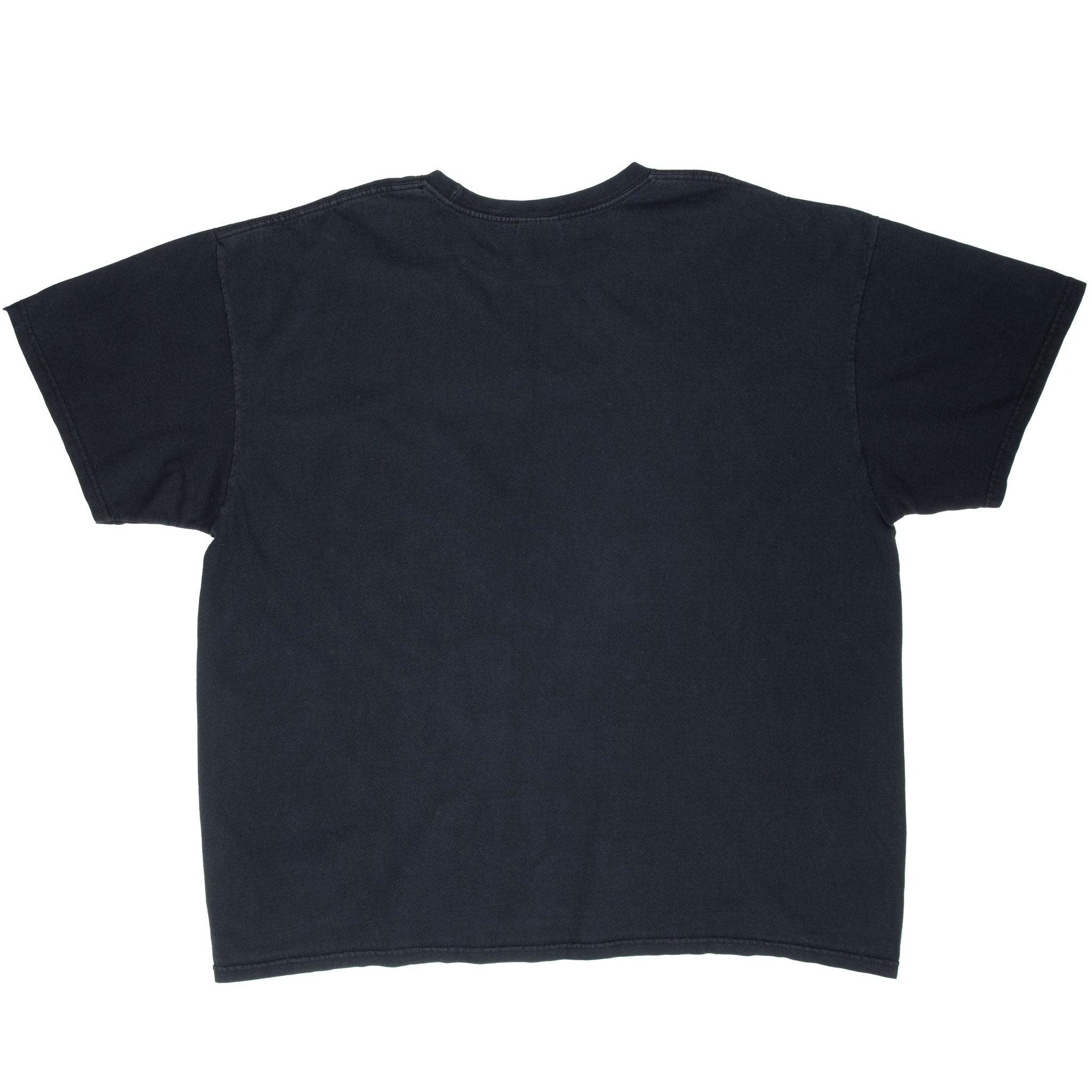Plain back of black Nike short-sleeve T-shirt