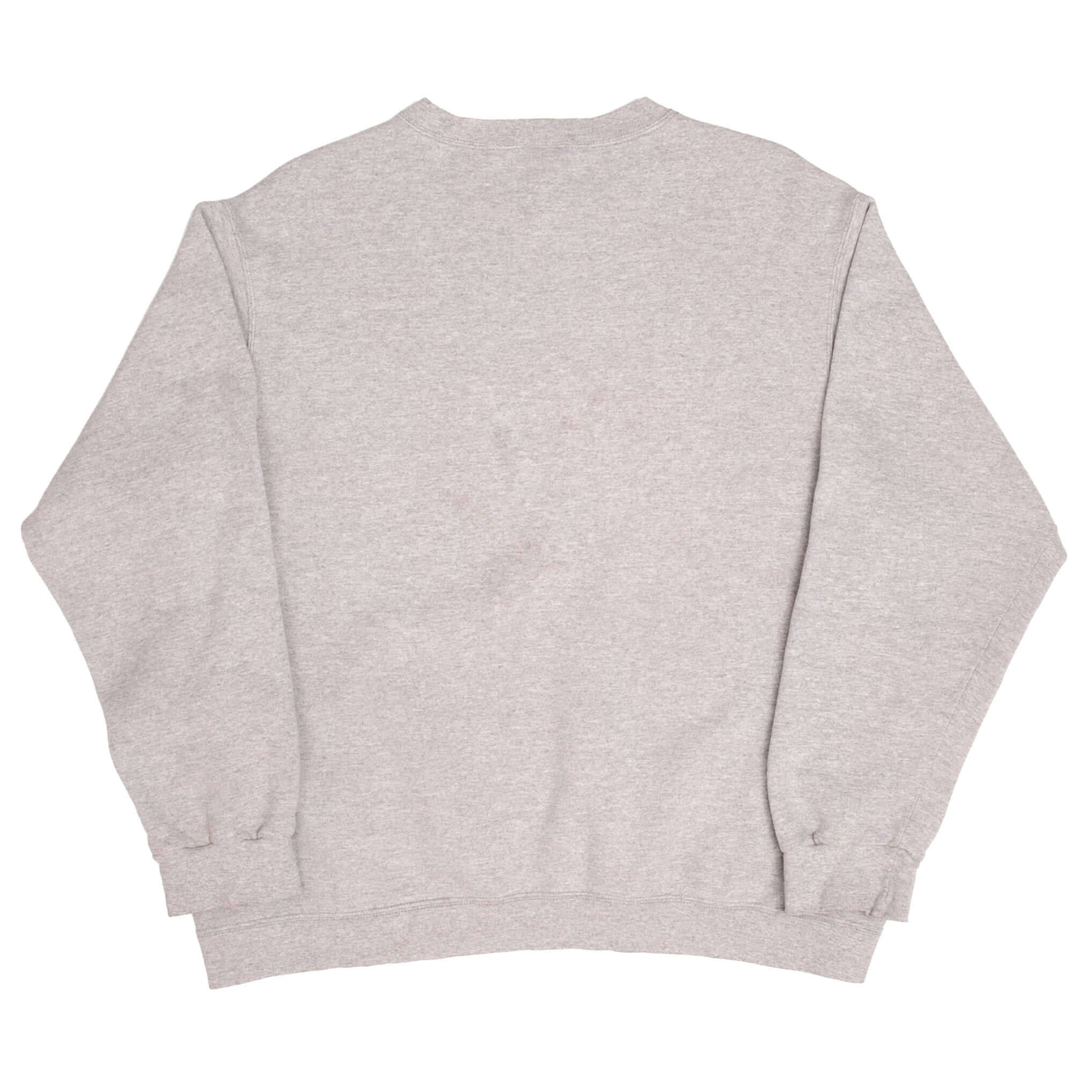 Vintage Gray Nike Centered Swoosh Sweatshirt 90s Size XL Made In USA