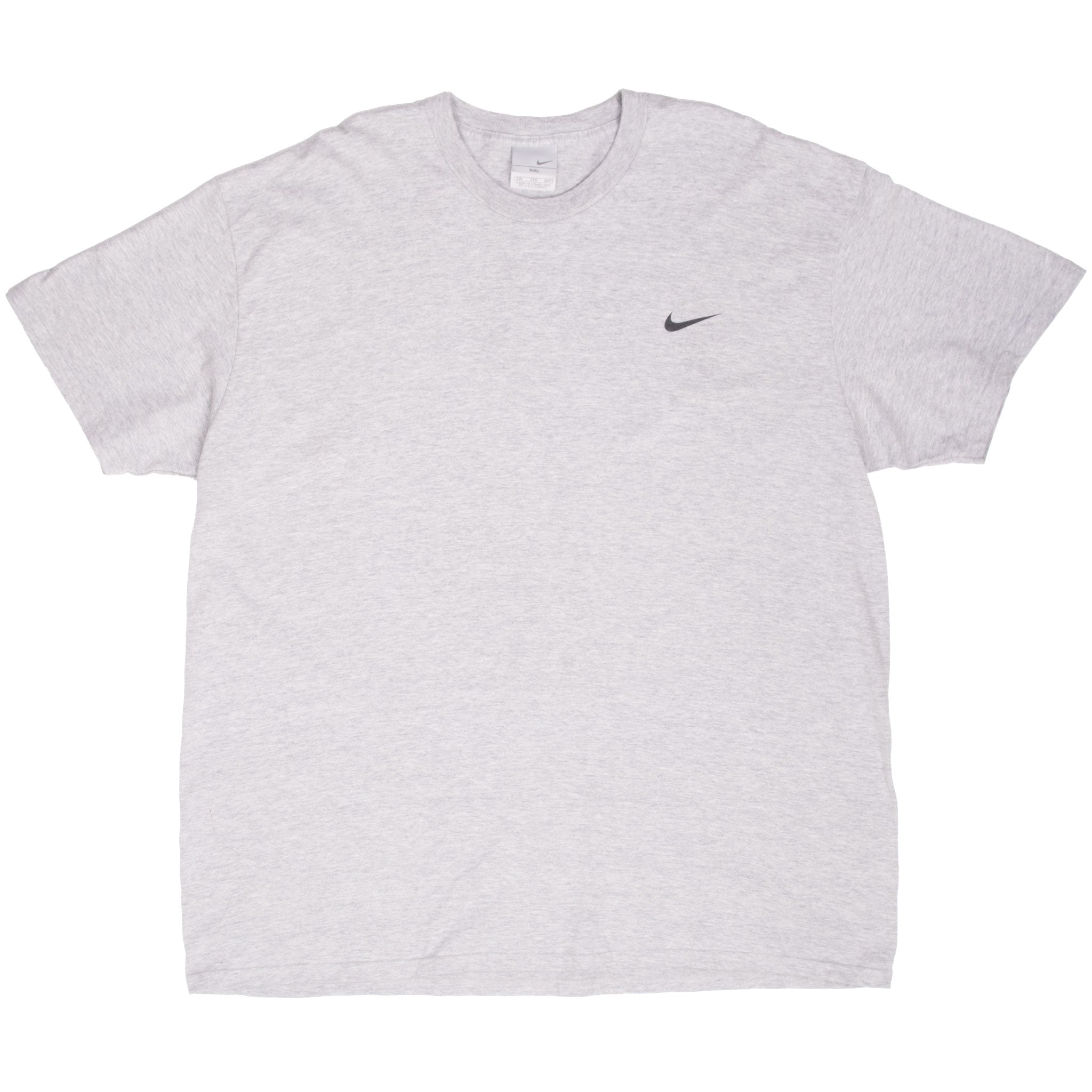 Vintage Nike Classic Swoosh Grey Tee Shirt 2000S Size 2Xl