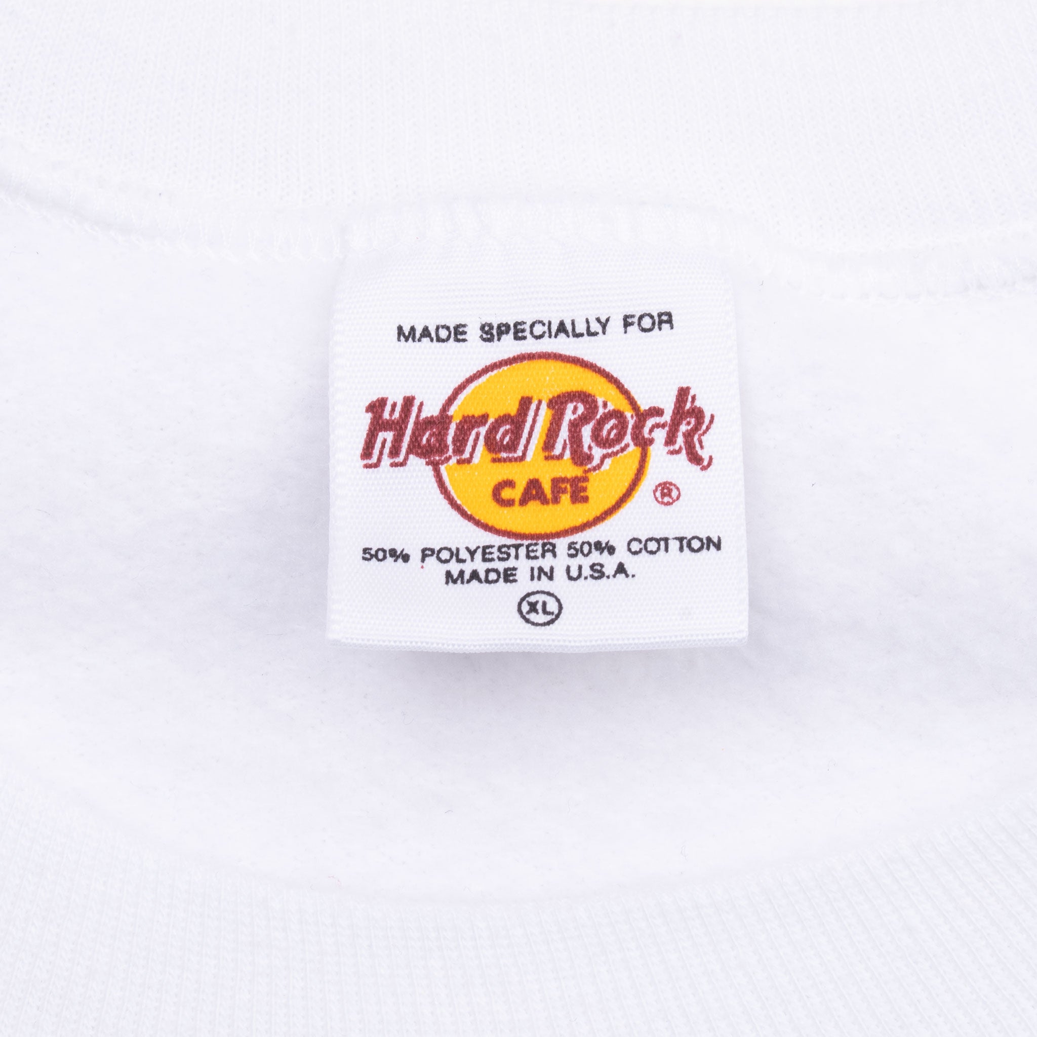 Vintage Hard Rock Cafe San Francisco White Sweatshirt 1980S Size Large