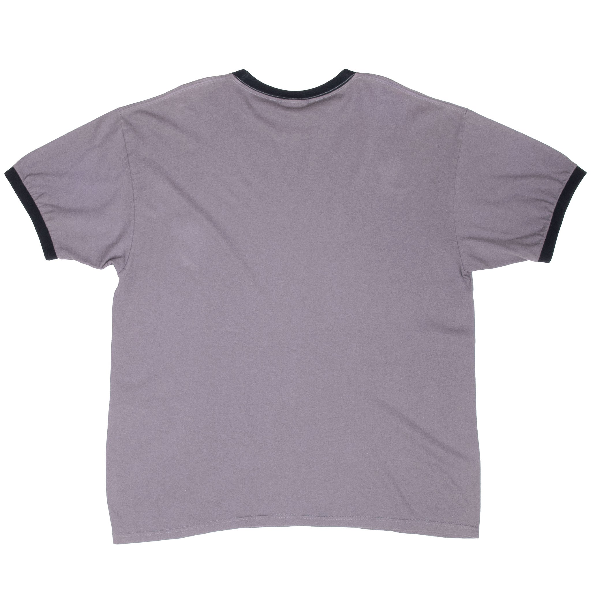 Vintage Nike Spellout Grey Ringer Tee Shirt 2000S Size XL