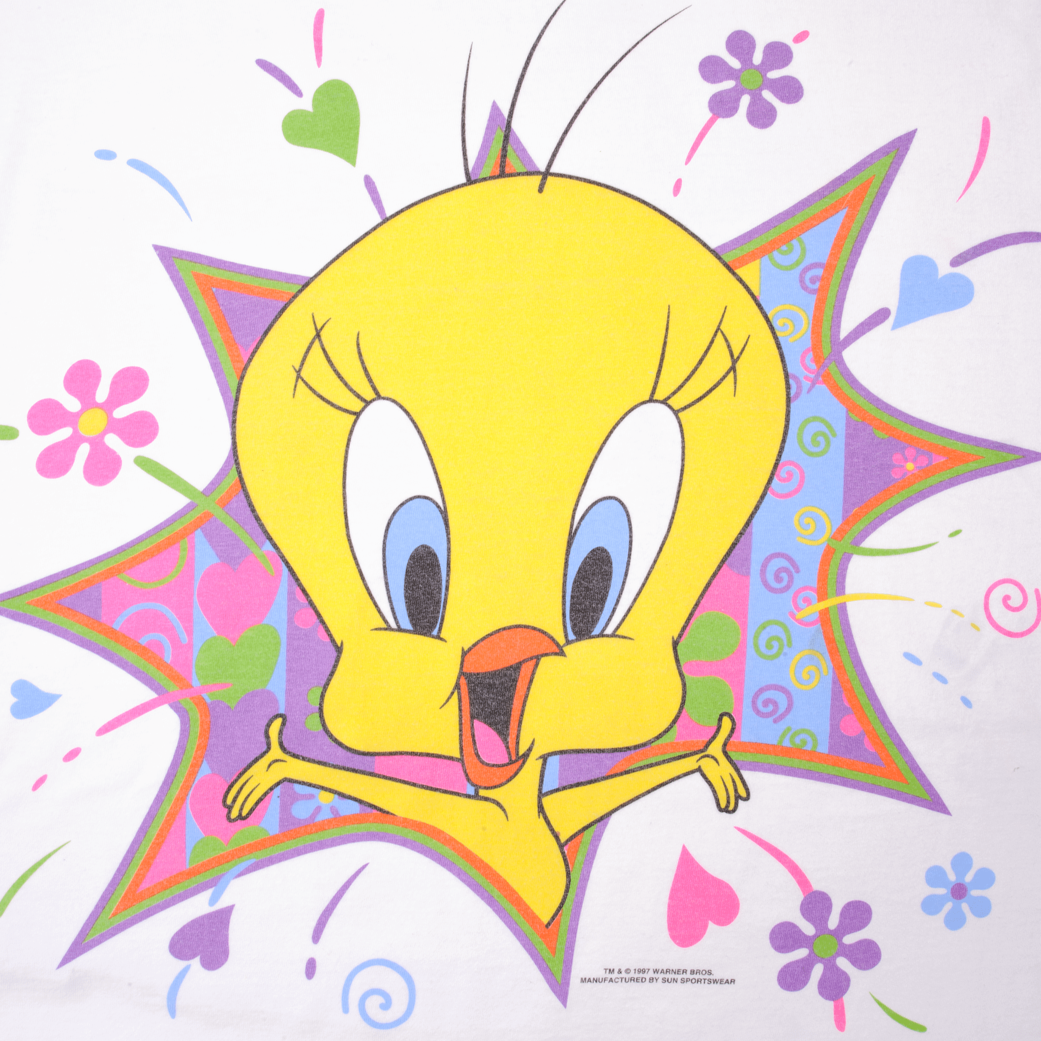 VINTAGE LOONEY TUNES TWEETY TEE SHIRT 1997 SIZE 2XL