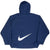 Vintage Nike Air Blue Hooded Windbreaker Jacket 1990S Size XL