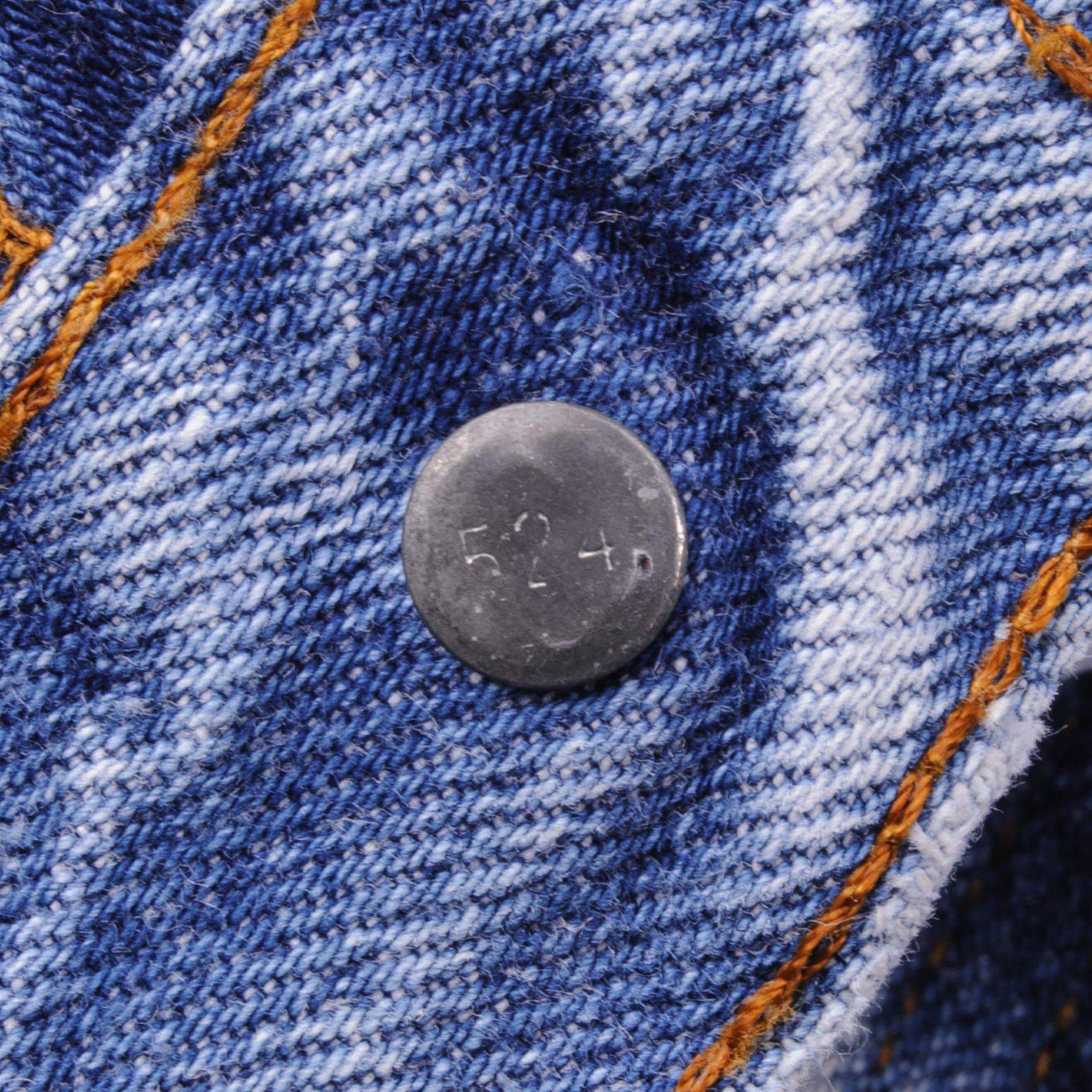 VINTAGE LEVIS 501 JEANS INDIGO SIZE W25 L33 MADE IN USA