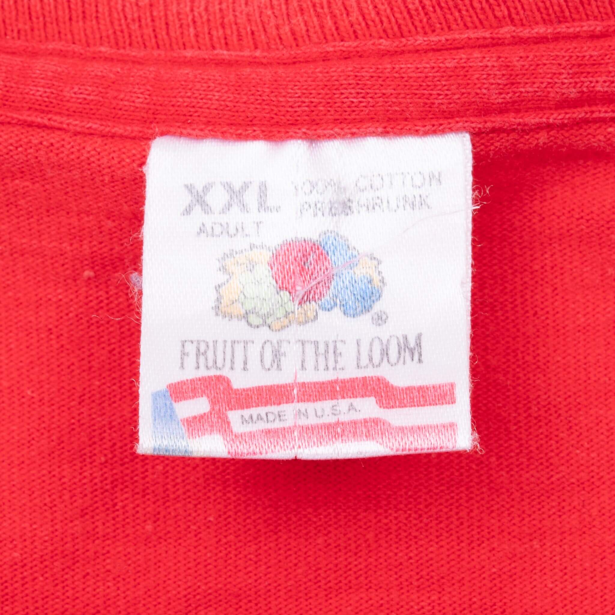 Vintage Ncaa University Of Arizona 1990S Tee Shirt Size 2XL Made In Usa With Single Stitch Sleeves