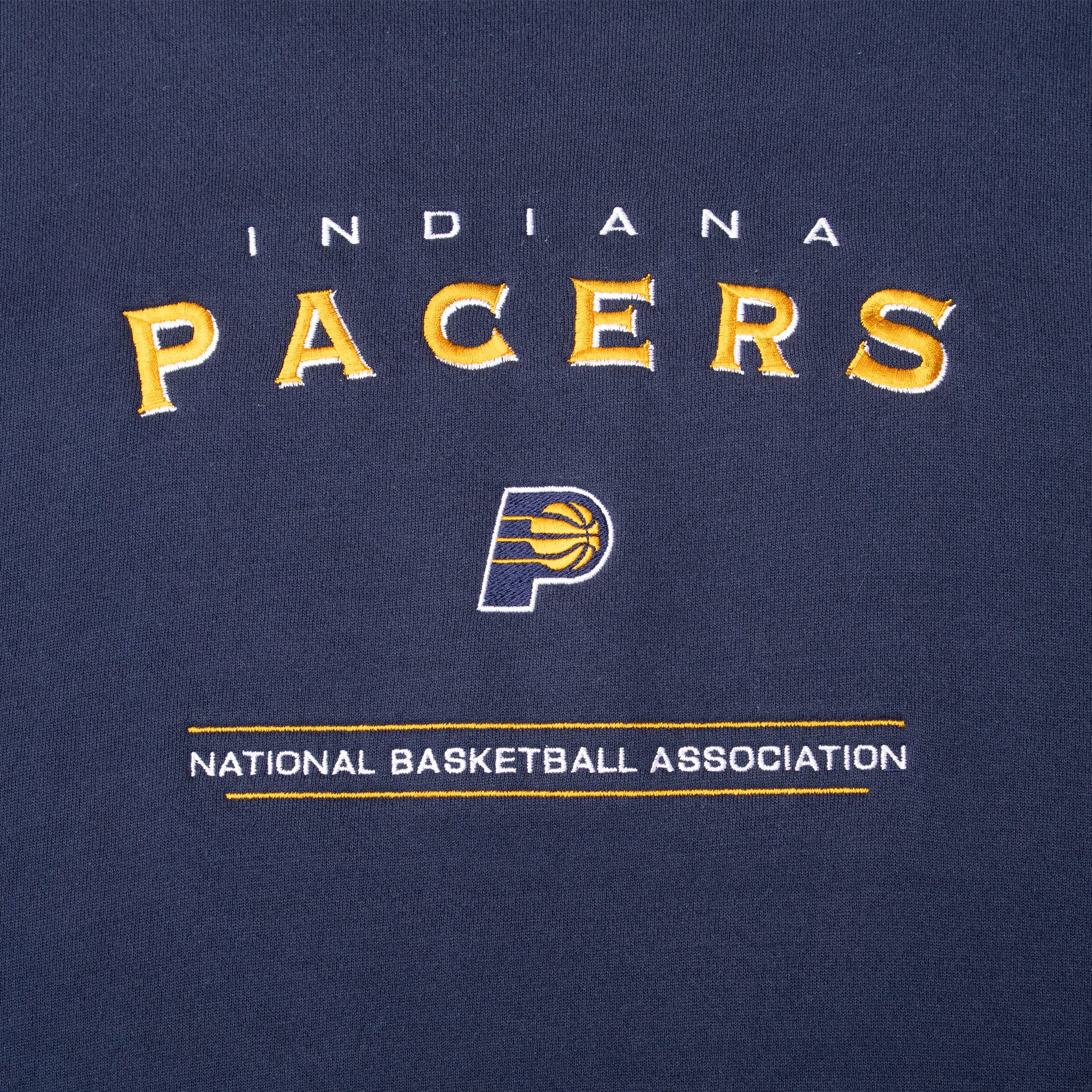 VINTAGE NBA INDIANA PACERS BASKETBALL EMBROIDERED 1990S SWEATSHIRT XL