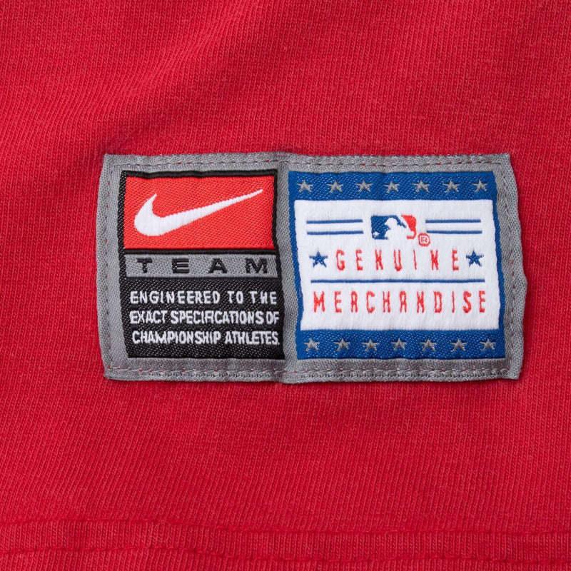 Vintage Nike Mlb Boston Red Sox Center Swoosh Tee Shirt 2000S Size 2XL