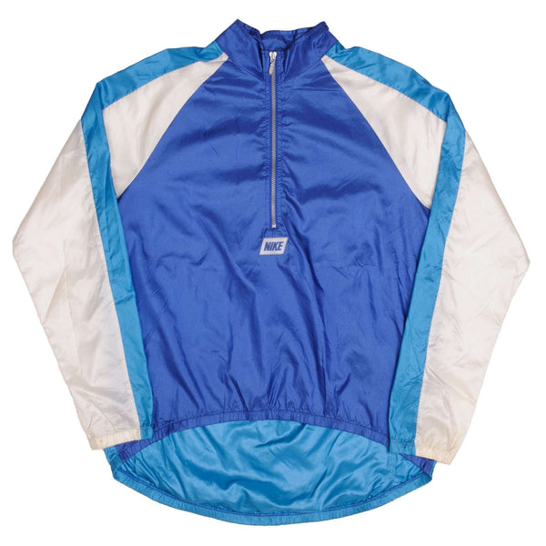 CHAQUETA CORTAVIENTOS VINTAGE NIKE CON MEDIA CREMALLERA DE PRINCIPIOS DE LA DÉCADA DE 1990, TALLA GRANDE