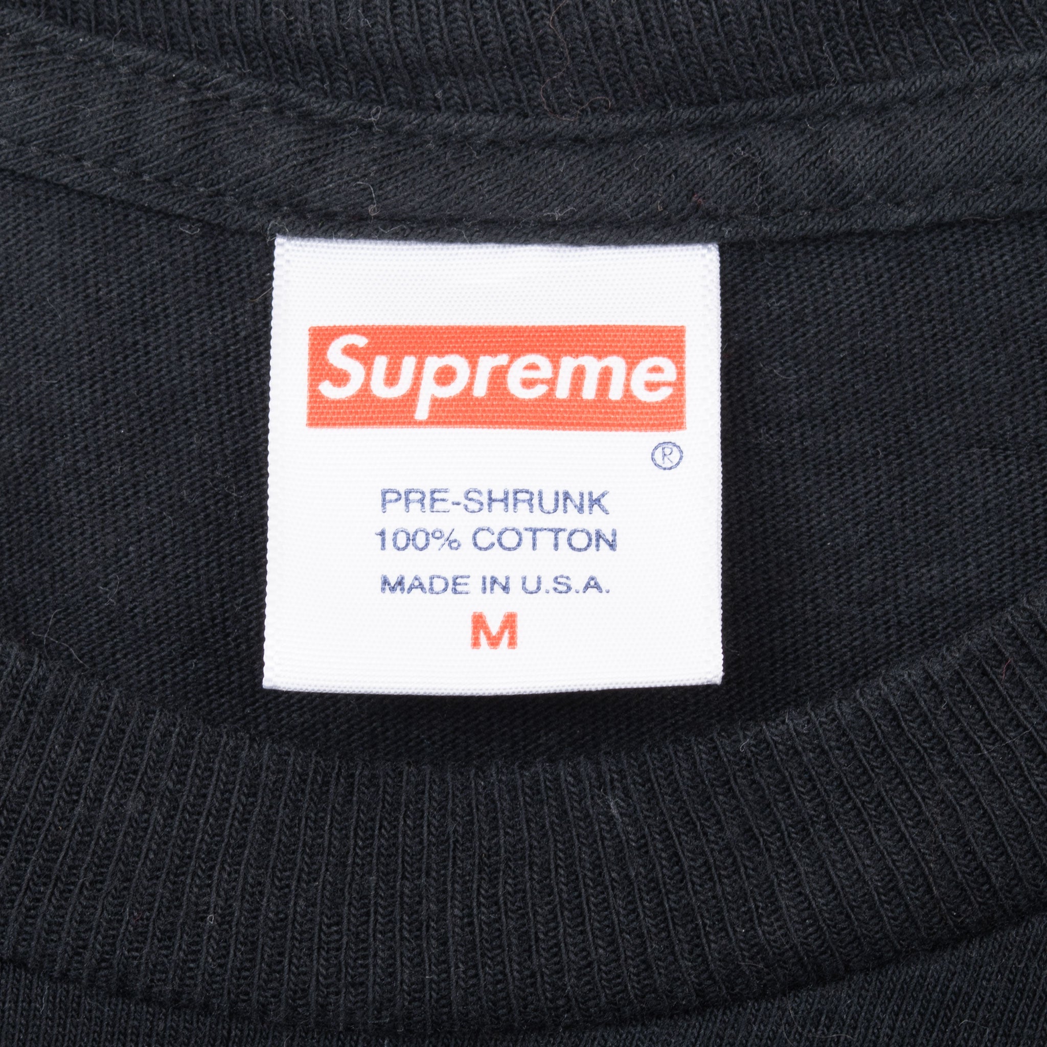 Supreme Finest Since 1994 Black Tee Shirt Size Medium Made In Usa