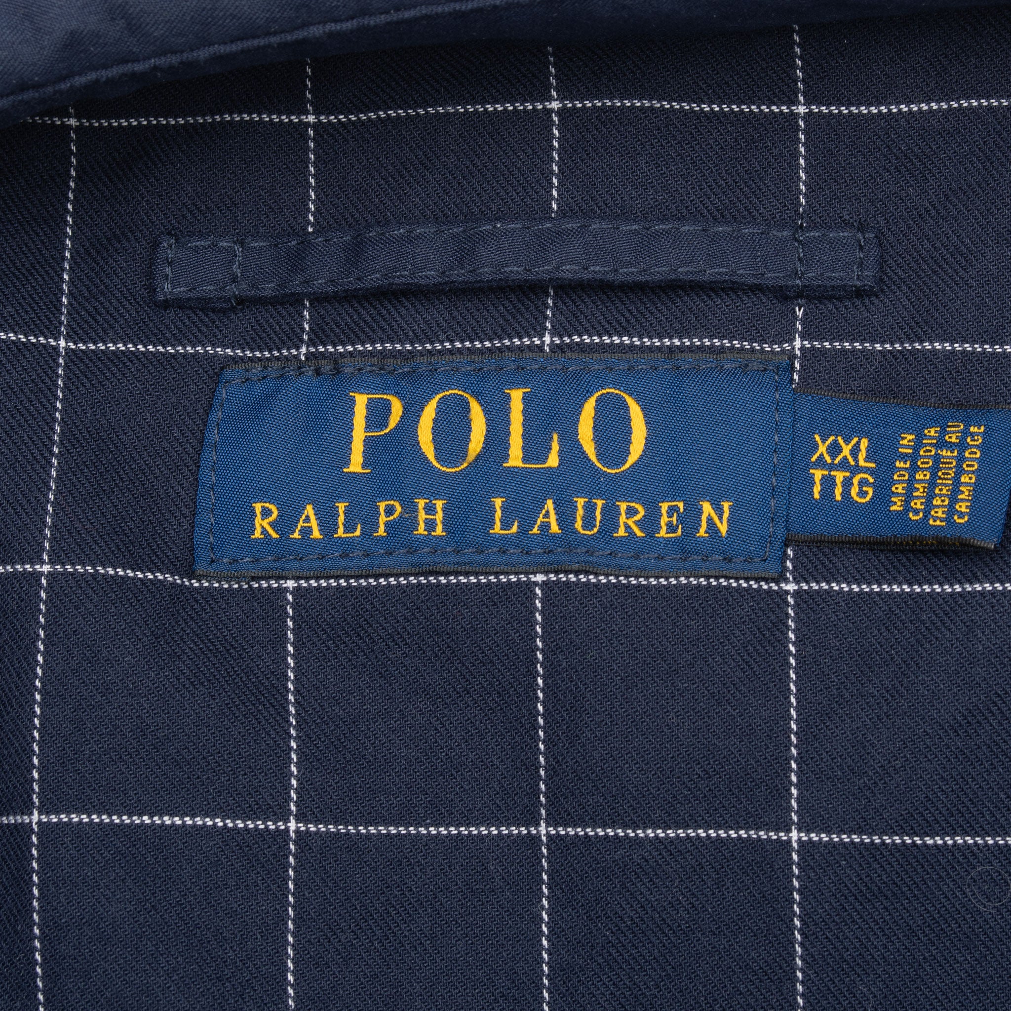 Vintage Polo Ralph Lauren Blue Harrington Golf Jacket Size 2XL